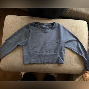 Aerie offline seamless long sleeve cropped T-shirt